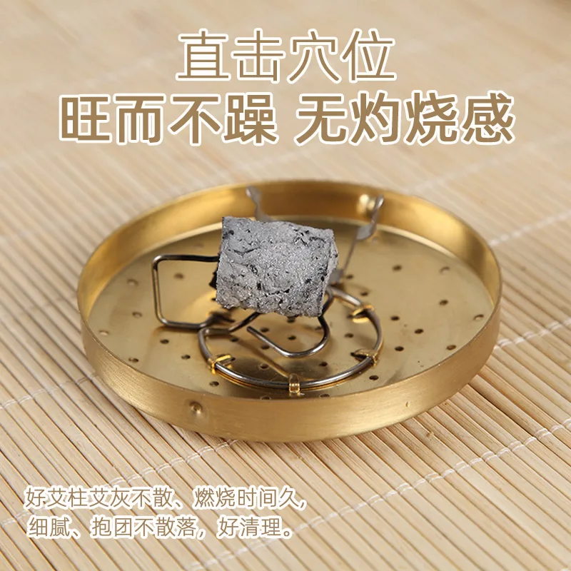千年艾 蕲艾柱三年精品陈艾艾草艾叶艾段艾灸条48粒盒装蕲春厂家 图4