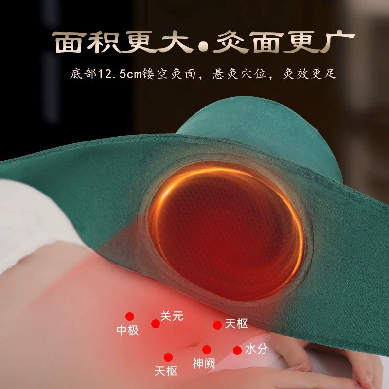 居家养生必备楠竹三针艾灸盒便携随身灸 图2