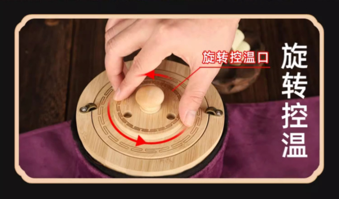 居家养生必备楠竹三针艾灸盒便携随身灸 图7