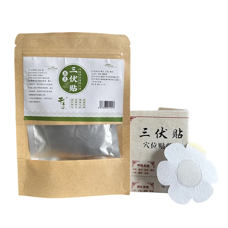 5袋装千年艾特制三伏温灸贴  三伏专用  非遗贴方   节气定制 图5