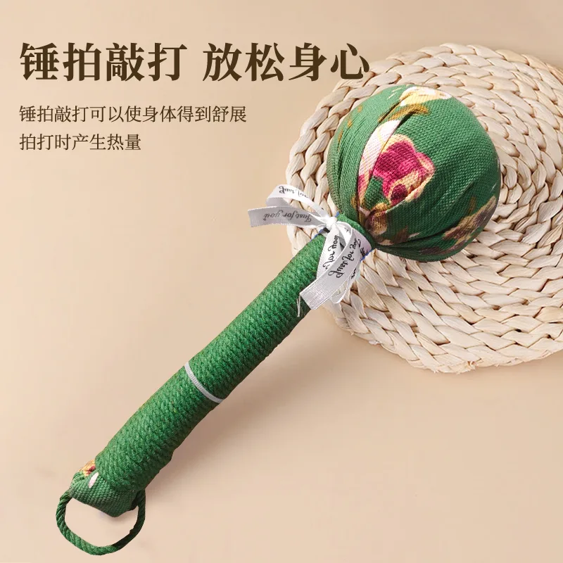 纯手工制作 艾草保健锤 颜色多样  随机发货 图3
