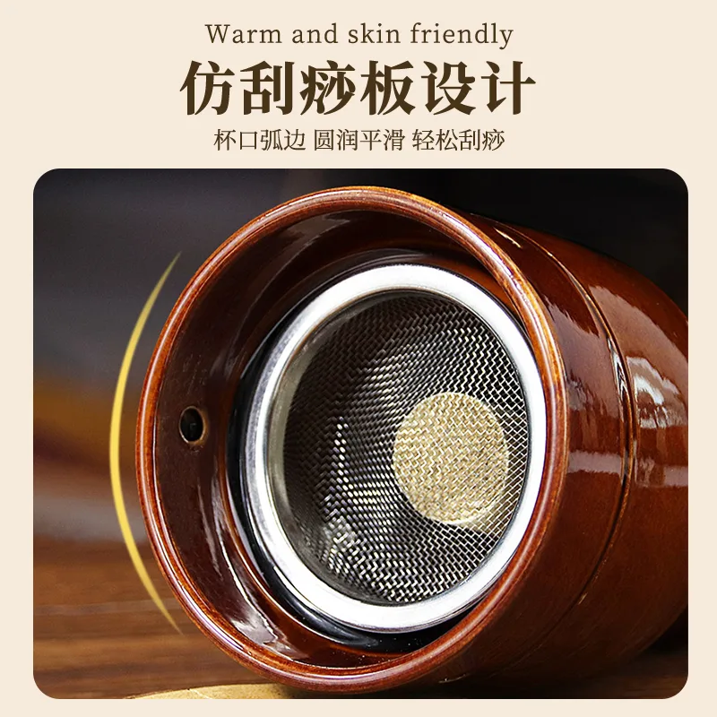 艾灸刮痧陶罐  艾灸与刮痧同步 图4